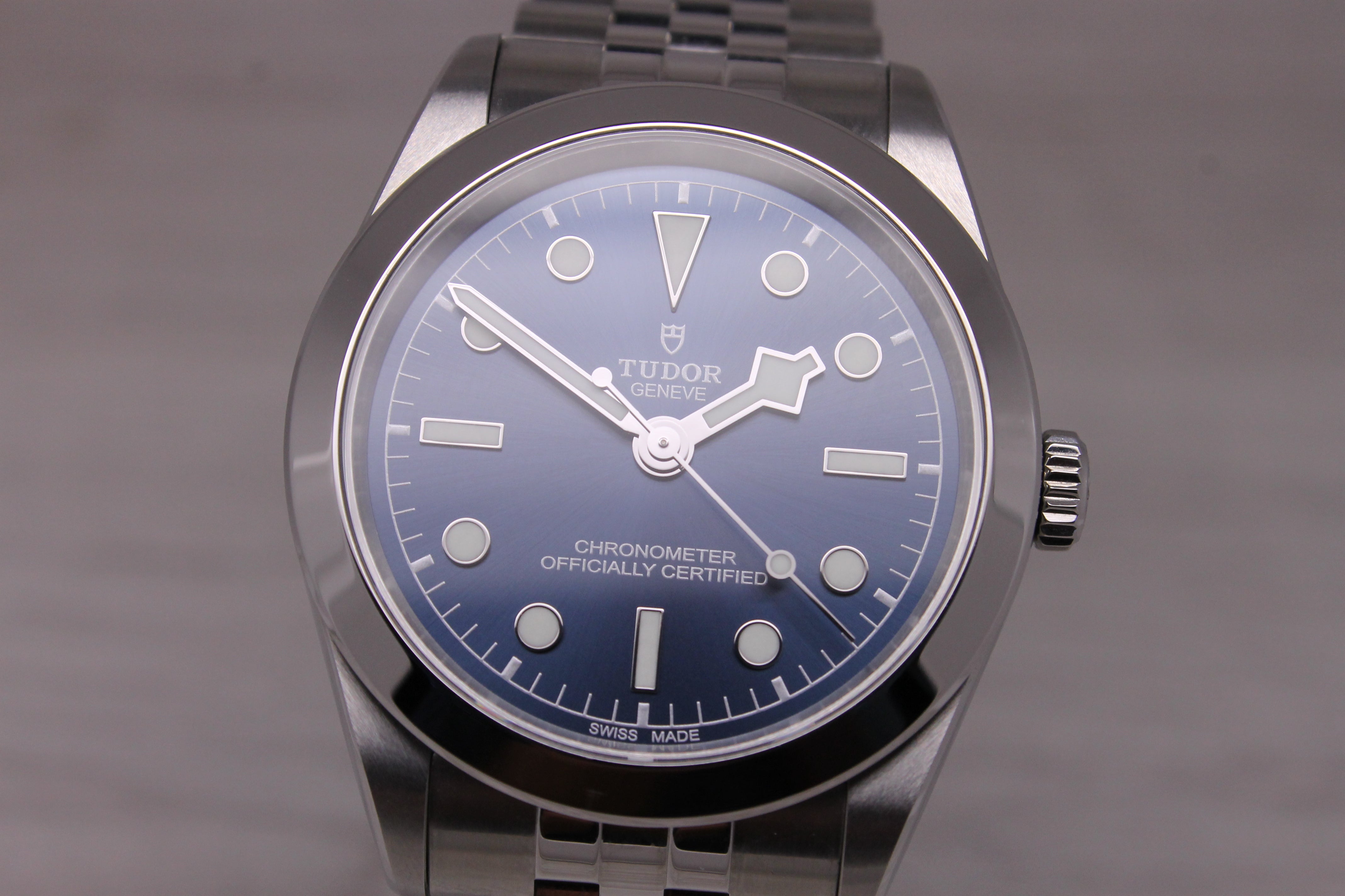 Tudor Black Bay One 39mm Blue Mens Steel Automatic Watch Box Card April 26 79660