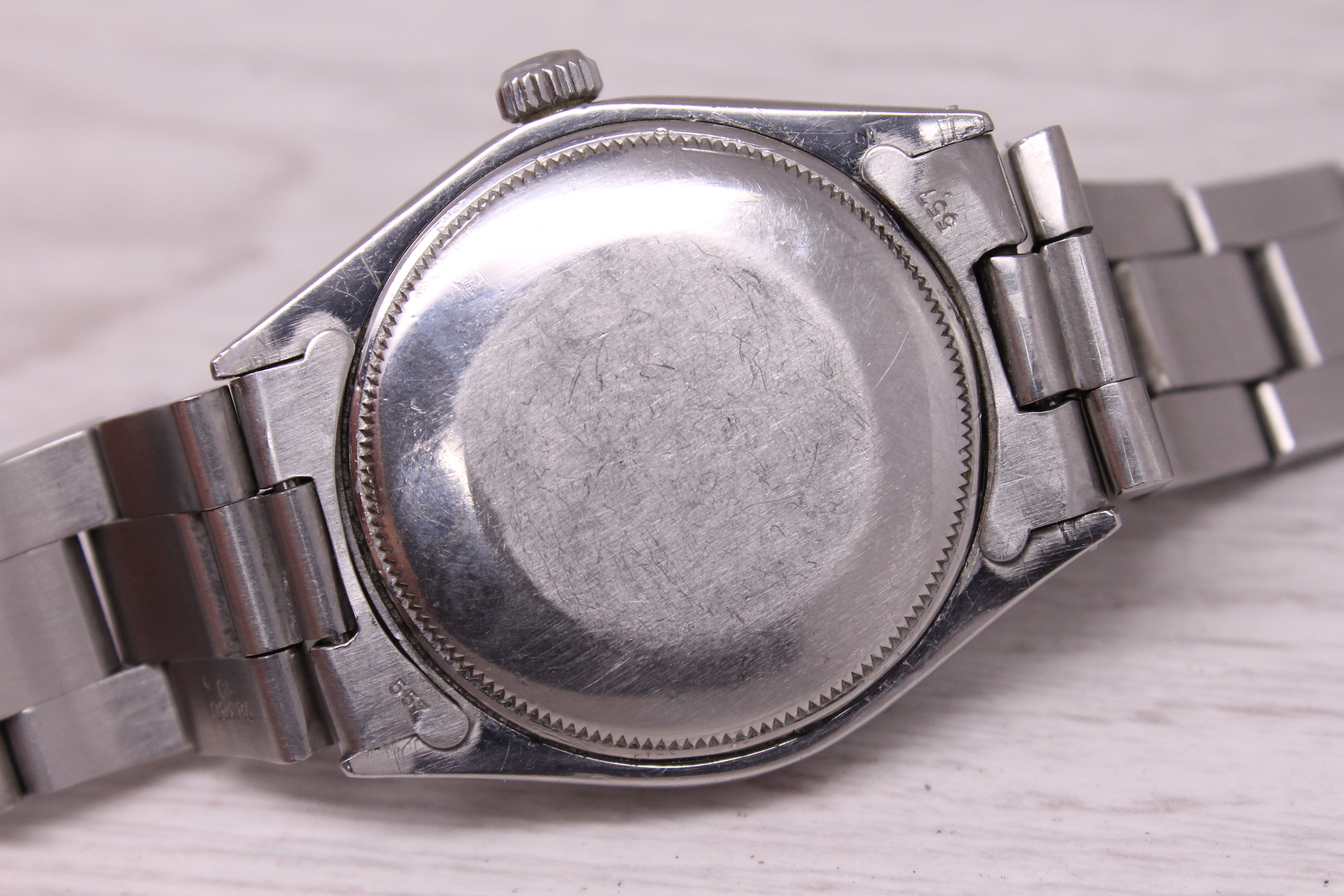 Vintage c.1975 Rolex Oyster Perpetual 1002 34mm Watch ORIGINAL Purple Sigma Dial