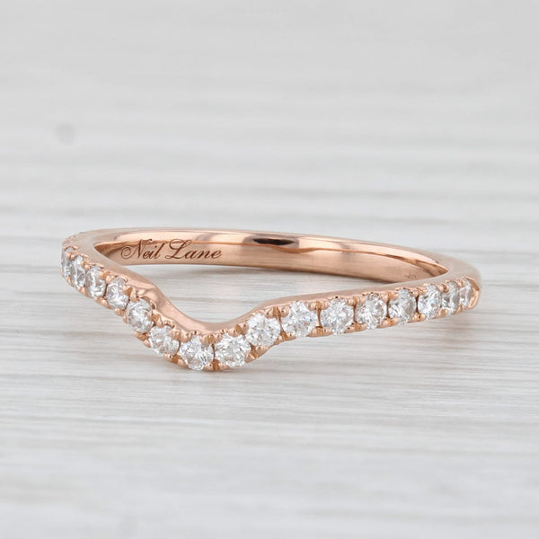 Neil lane curved wedding on sale band