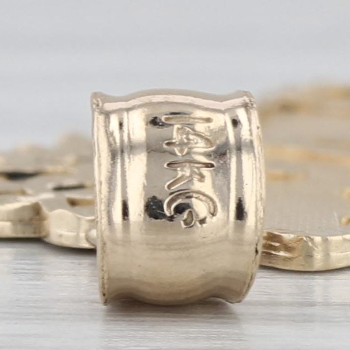 Hello Kitty Pendant 14k Yellow Gold Cartoon Cat