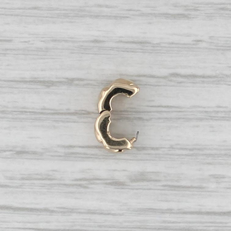 Authentic Pandora Heart Clip Bead Charm 14k Gold 750243 ALE