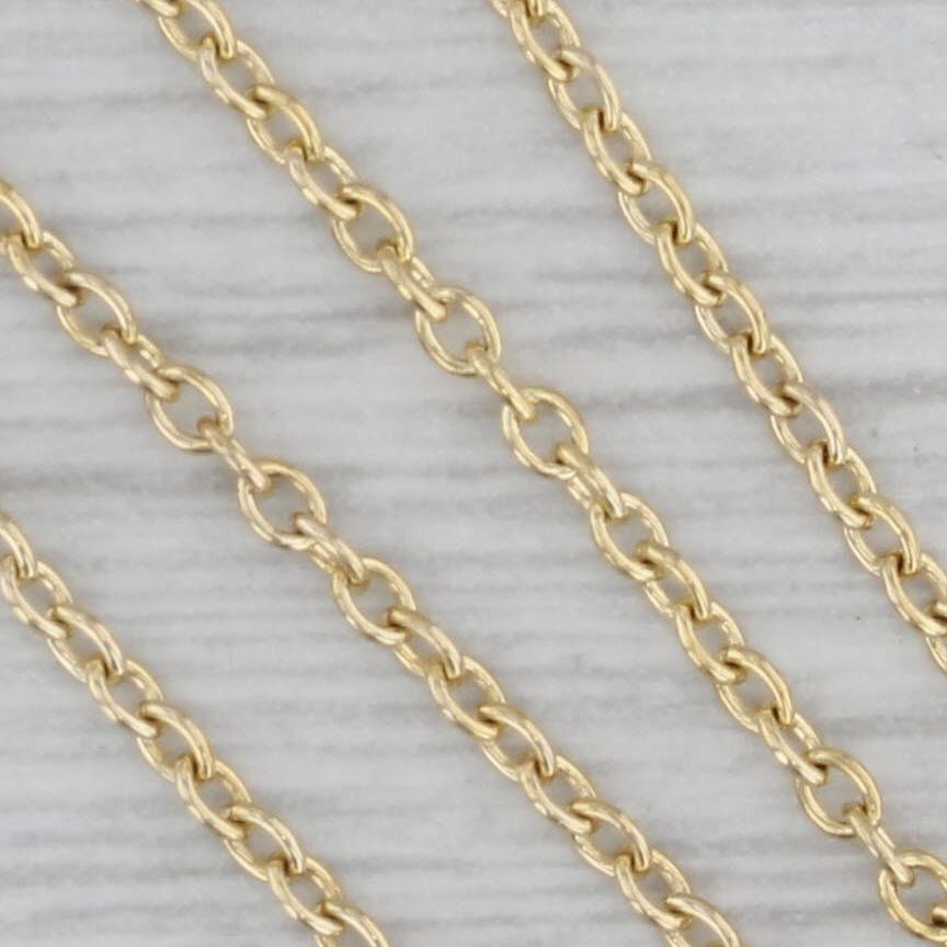 Gray New 2.45ctw Diamond Station Necklace 14k Yellow Gold 16-18" Adjustable Chain