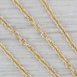 New 2.45ctw Diamond Station Necklace 14k Yellow Gold 16-18" Adjustable Chain
