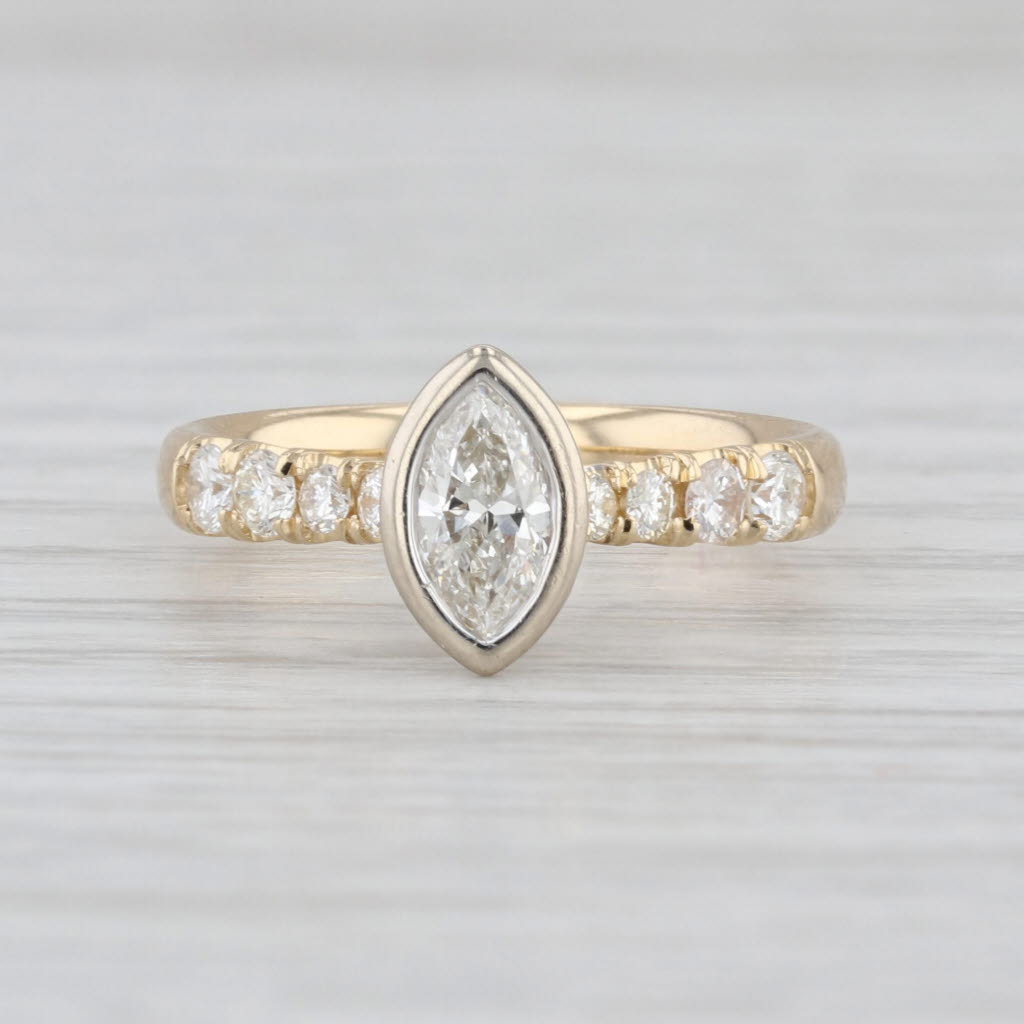 Bailey's Marquise Diamond Engagement Ring 14k Yellow Gold Size 4.75