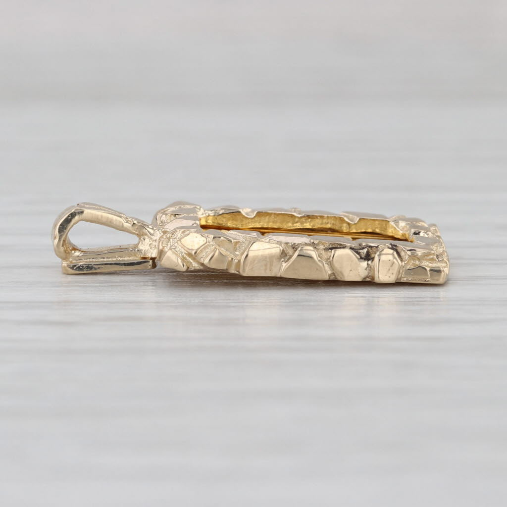Credit Suisse Fine Gold Panda Mini 1 Gram Pendant 999 14k Yellow Gold Bezel
