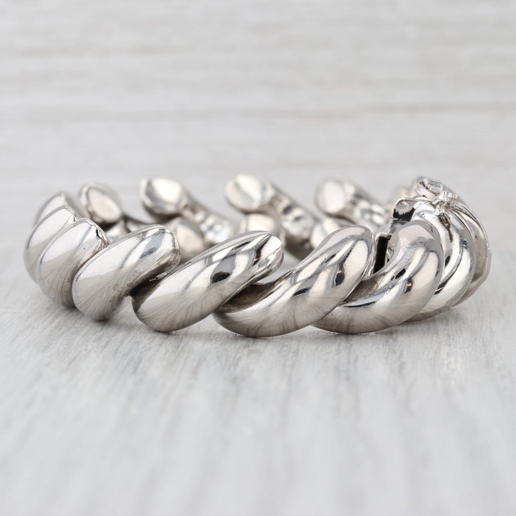 7" San Marco Bracelet Sterling Silver Milor Italy 13.3mm
