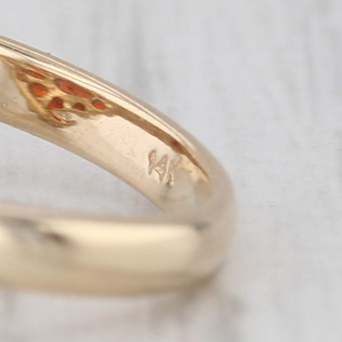 1.25ctw Oval Garnet Halo Cluster Ring 14k Yellow Gold Size 6.5