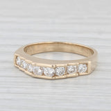 0.50ctw Tiered Diamond Ring 14k Yellow Gold Size 5.5 Stackable