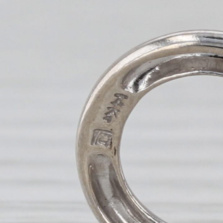 0.85ctw Diamond Bar Link Bracelet 14k White Gold 7" Toggle Clasp