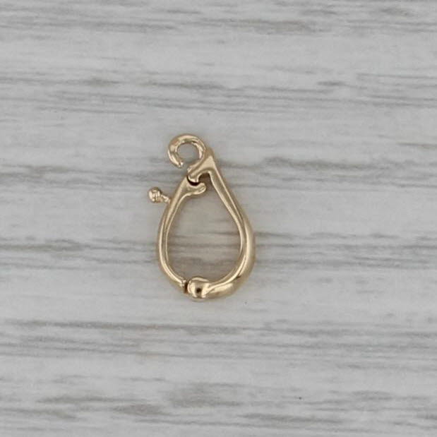 Enhancer Clip Pendant Bail Findings Jewelry Making 14k Yellow Gold