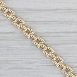 1ctw Diamond Contoured Stations Panther Chain Necklace 14k Yellow Gold 16.25"