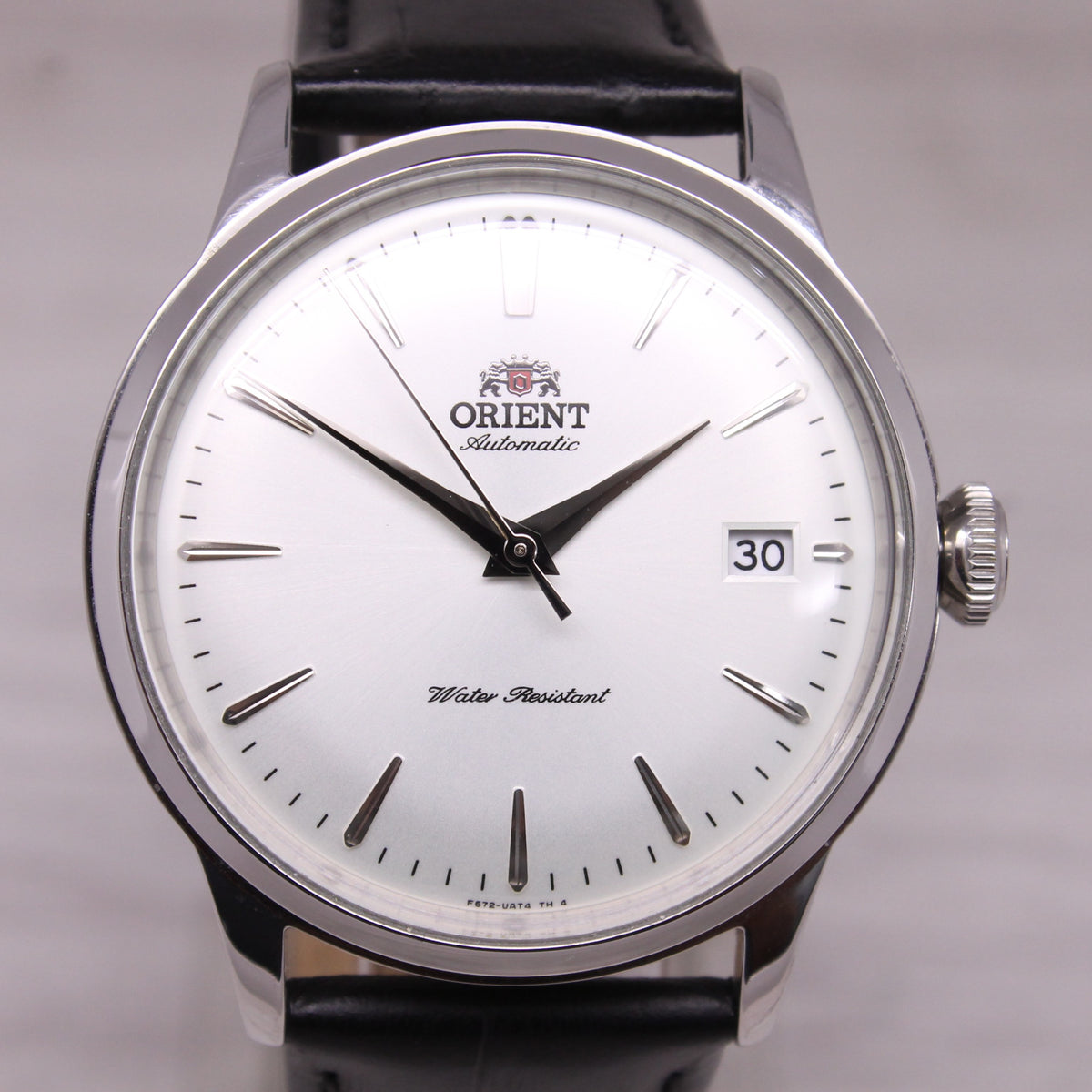 Orient Bambino Version 7 38mm Stainless Steel Automatic Watch Date RA-AC0M03S30B