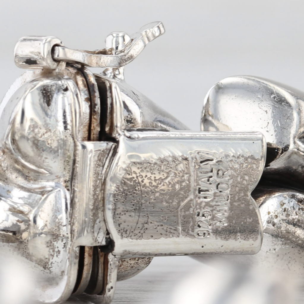 7" San Marco Bracelet Sterling Silver Milor Italy 13.3mm