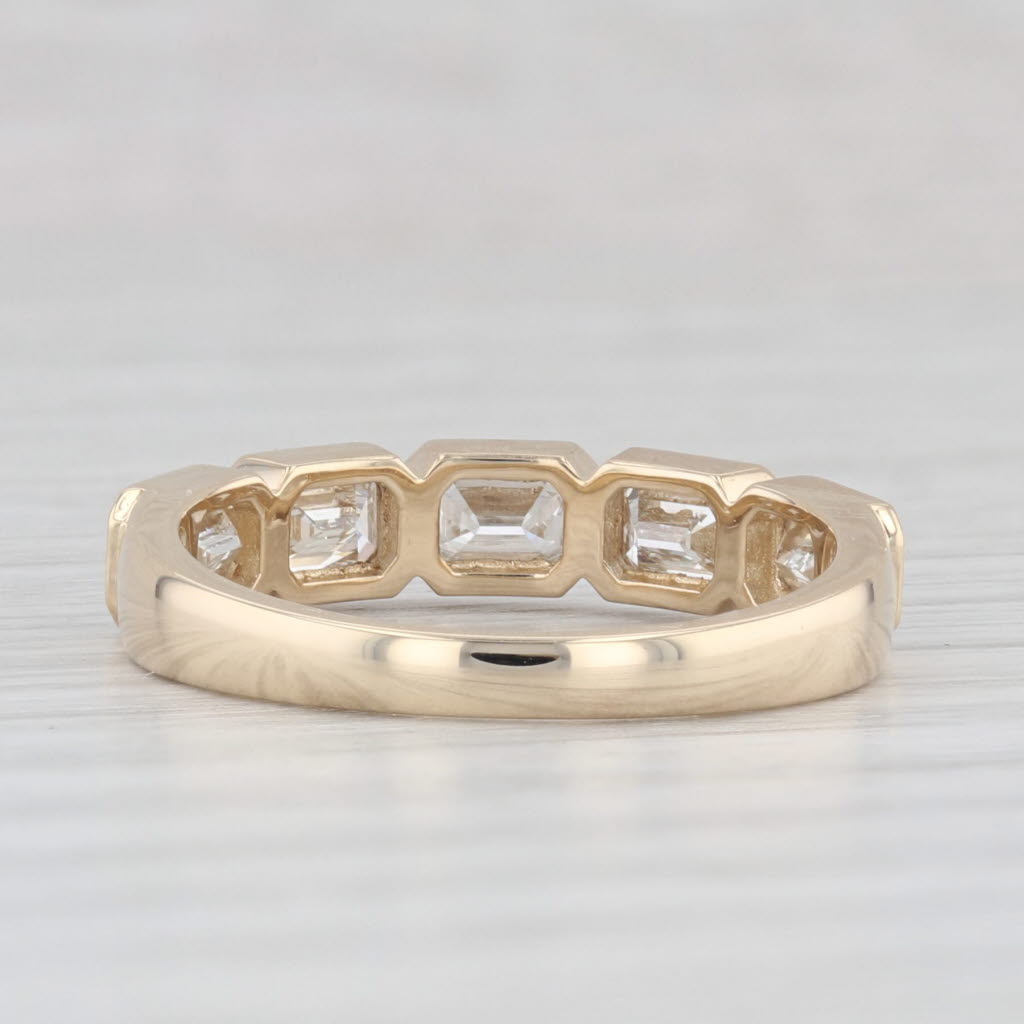 Light Gray New 1.28ctw Diamond Ring 14k Yellow Gold Size 6.5 Stackable Wedding Band