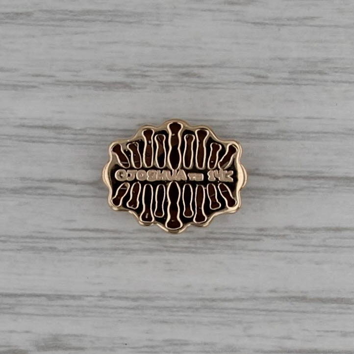 Joshua 1.60ctw Garnet Heart Diamond Slide Bracelet Charm 14k Yellow Gold Vintage