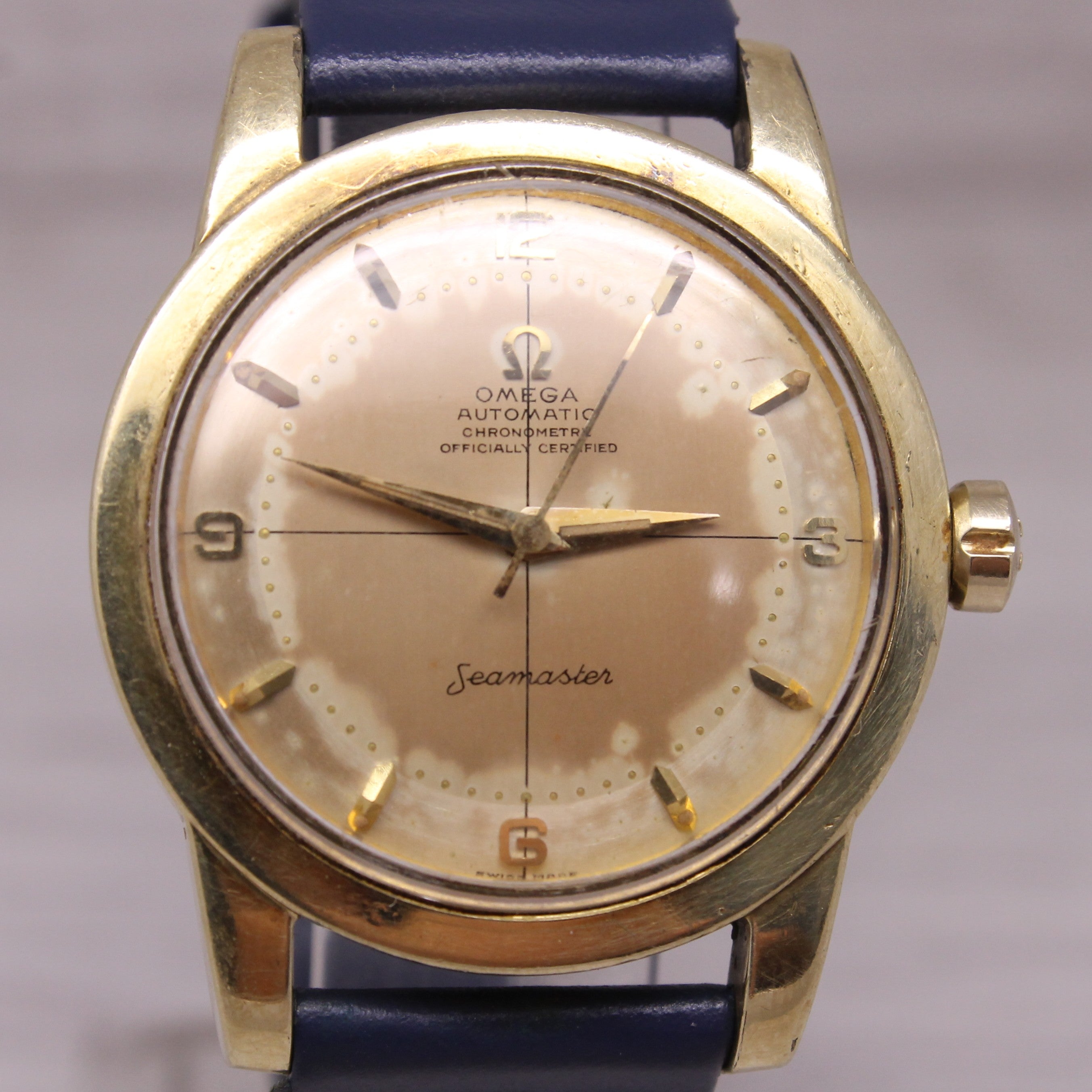 Vintage c.1952 Omega Seamaster Chronometer Mens Automatic Bumper Watch 354 2577
