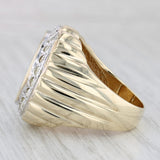 0.65ctw Diamond Halo American Eagle Coin Ring 10k Gold 22k $5 Size 10 1/10oz