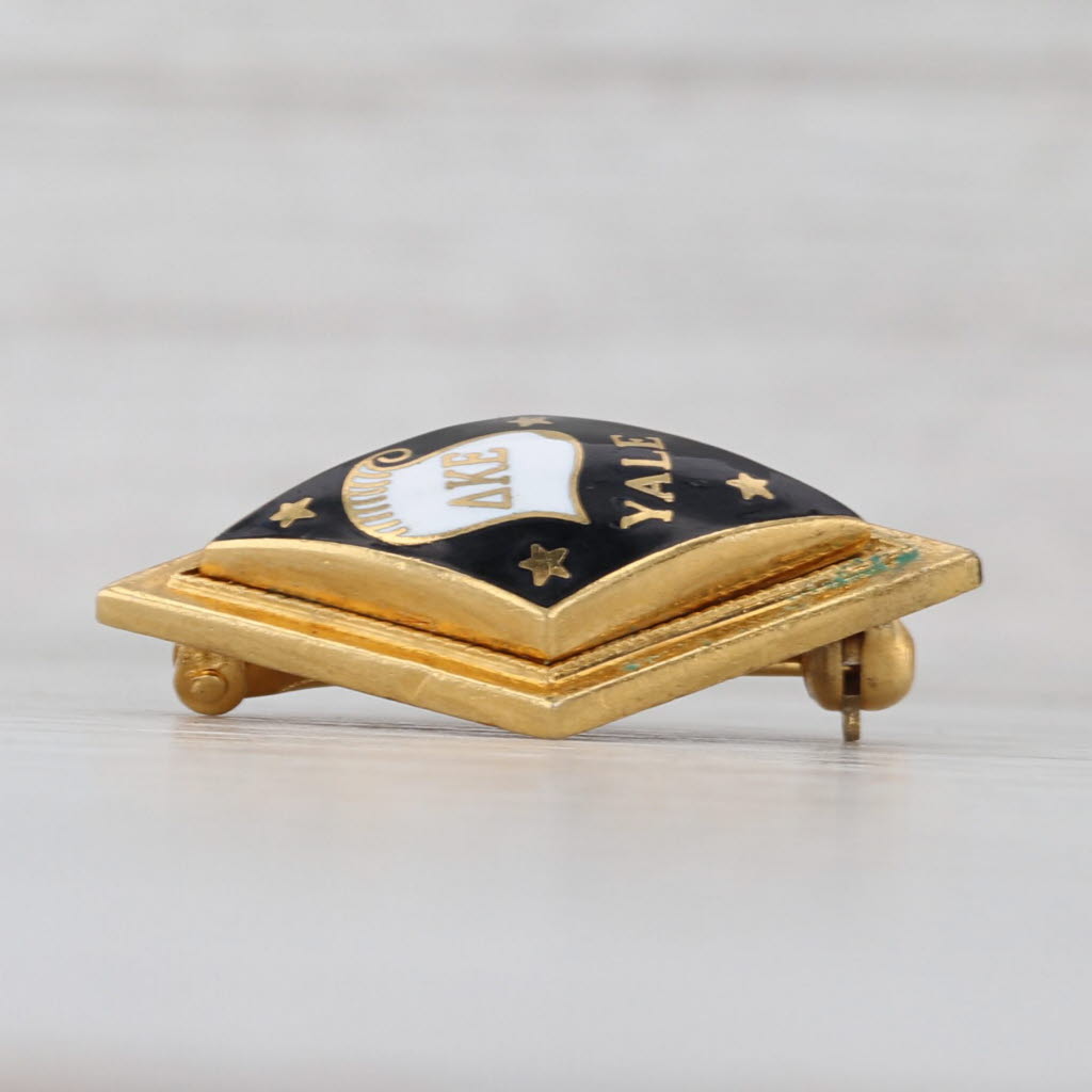 Vintage Delta Kappa Epsilon Badge Gold Filled DKE Deke Pin Greek Fraternity