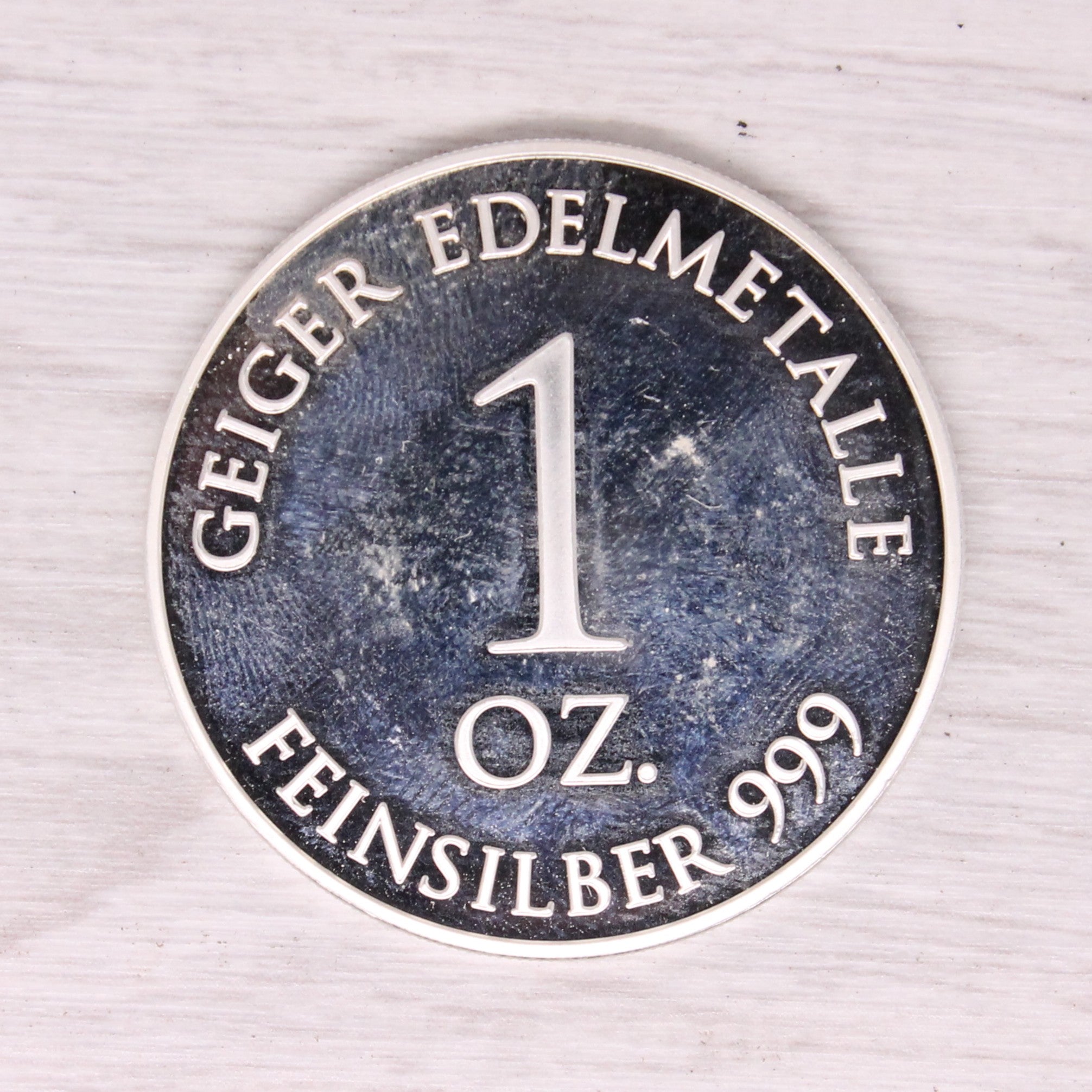 2010 1oz Geiger Schloss Guldengossa .999 Fine Silver Bullion Round Rare