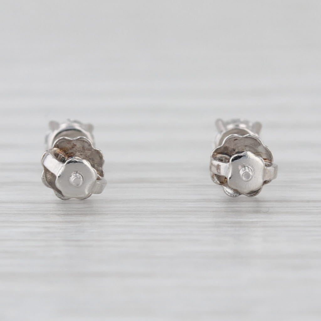 0.30ctw Round Brilliant Diamond Solitaire Stud Earrings Platinum Studs