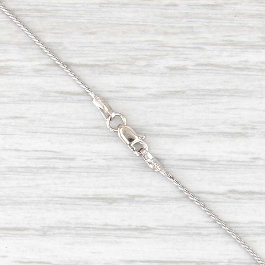 1.52ctw Diamond Graduateed 3-Stone Journey Pendant Necklace 14k White Gold 18"