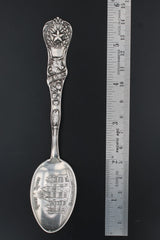 Vintage Texas Souvenir Spoon Sterling Silver Dallas Court House Mechanics