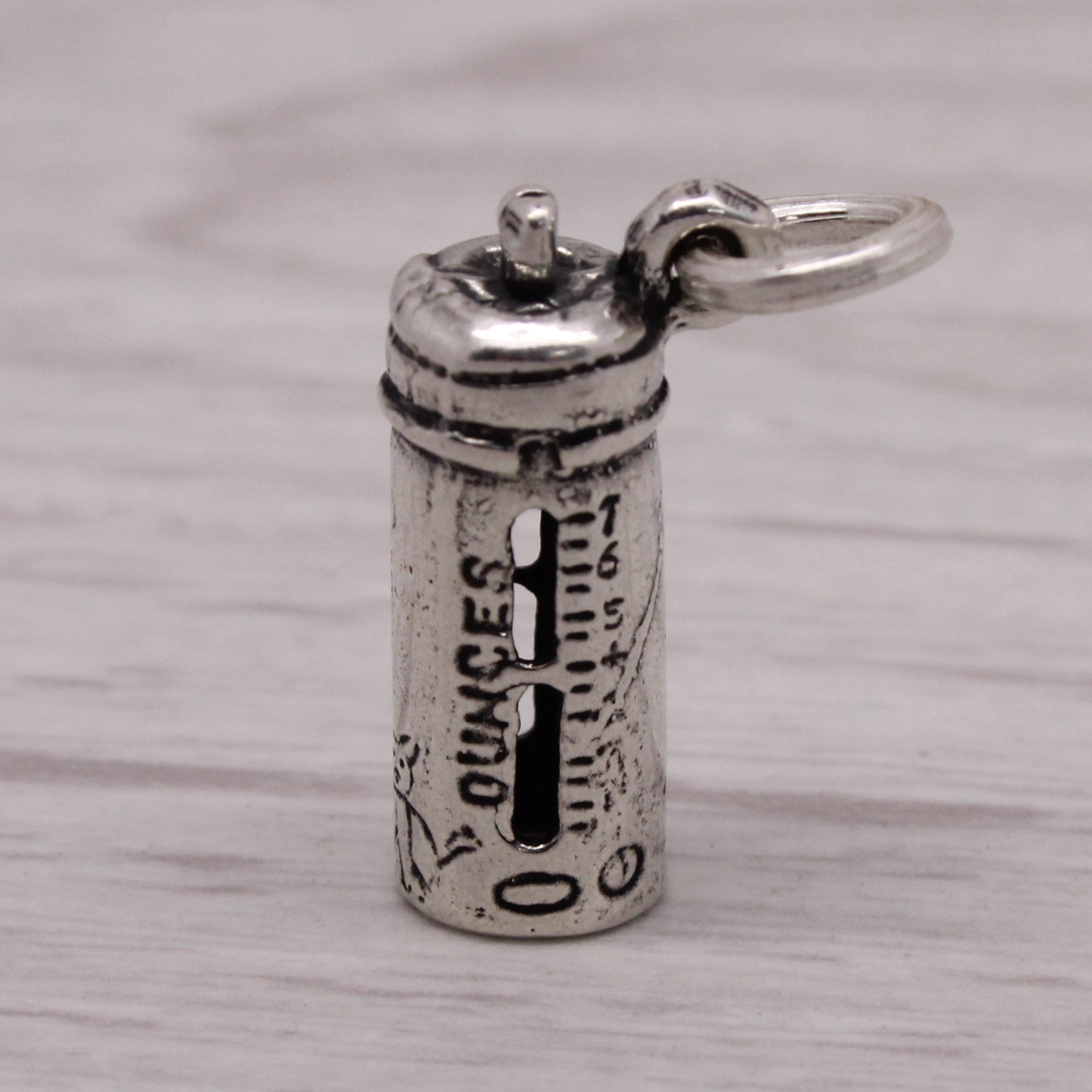 Sterling Silver 925 Baby Bottle 7 Ounces Formula Charm