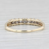 0.23ctw Diamond Ring 10k Yellow Gold Sz 8.75 Wedding Band Stackable Anniversary