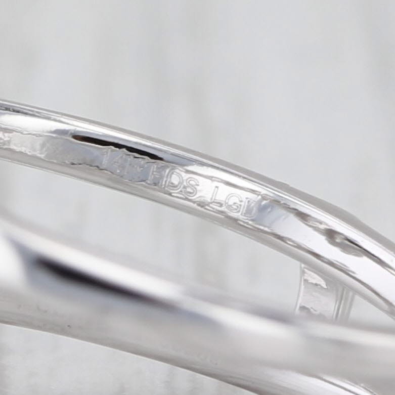 1.95ctw Lab Created Diamond Ring Jacket Guard Enhancer Wedding Bridal 14k Gold