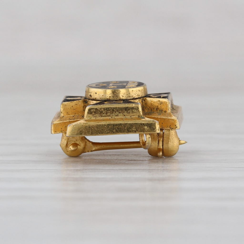 Alpha Tau Omega Cross Pin Fraternal Vintage Badge