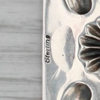 Vintage Navajo Stamped Design Pendant Sterling Silver Native American