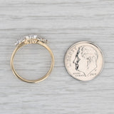 Gray 0.18ctw Diamond Enhancer Ring Jacket 14k Yellow Gold Size 6.25 Wedding Band