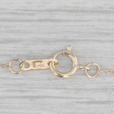 Diamond Cross Pendant Necklace 10k Yellow Gold 18.75" Rope Chain