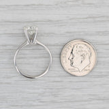 Gray Forevermark 1.30ct VVS1 Round Solitaire Diamond Engagement Ring 14k White Gold