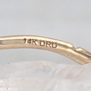 Huggie Hoop Earrings 14k Yellow Gold Hinged Snap Top Round Hoops