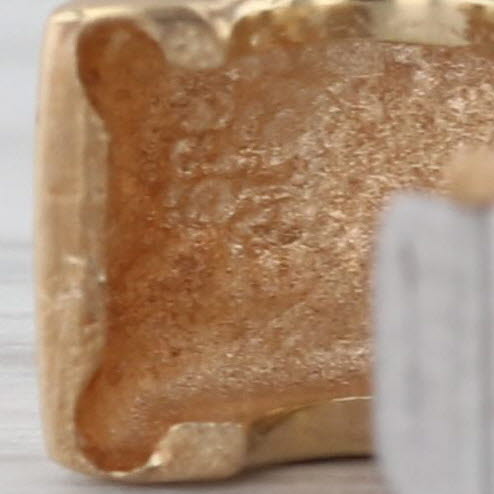 Authentic Pandora 750243 Heart Clip Bead Charm 14k Gold ALE