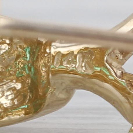 1.14ctw Emerald Diamond J-Hook Earrings 14k Yellow Gold Omega Backs