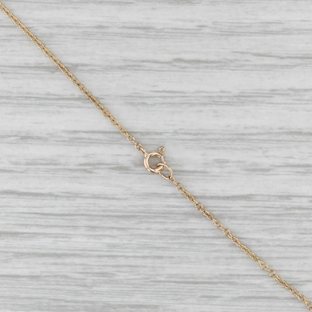 Cable Chain Necklace 14k Yellow Gold 16.25" 1.2mm