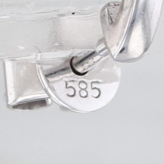 Le Vian 0.58ctw Diamond Dangle Earrings 14k White Gold Drops