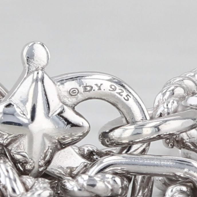 David Yurman Cable Chain Bracelet Sterling Silver 7" 3.5mm