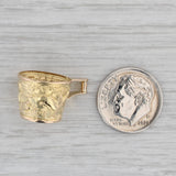 Vintage Minoan Vapheio Greek Cup Mug Charm 18k Yellow Gold Souvenir Pendant