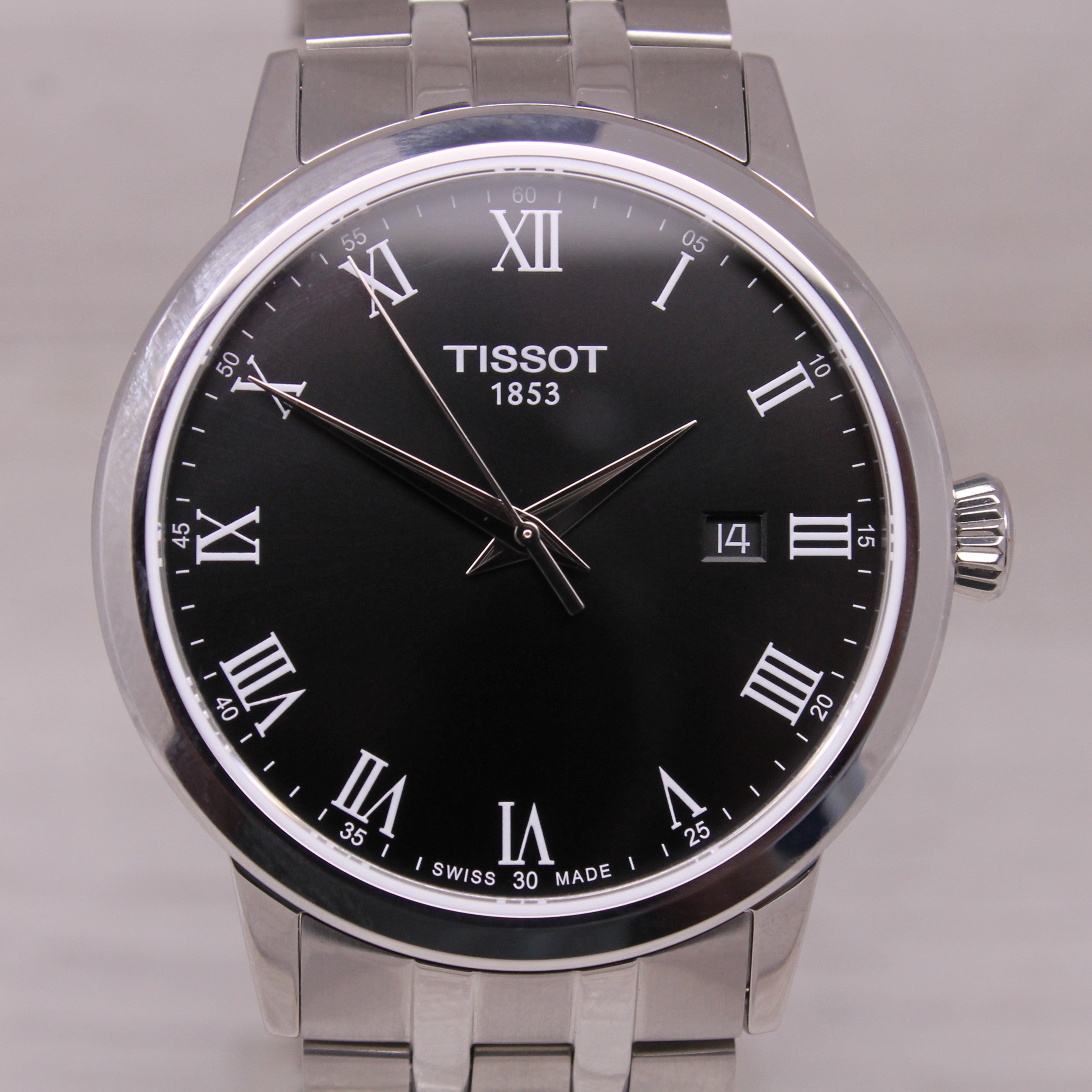 Tissot Classic Dream Mens Quartz Watch 42mm Steel Swiss Date T129410A Box
