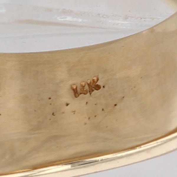 Harvey Begay Navajo Ring Turquoise Diamond 14k Gold Vintage Native American