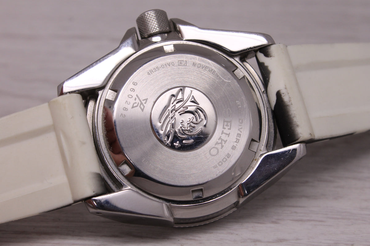 Seiko Prospex Samurai 44m Automatic Divers Watch Date Stainless Steel SRBP51