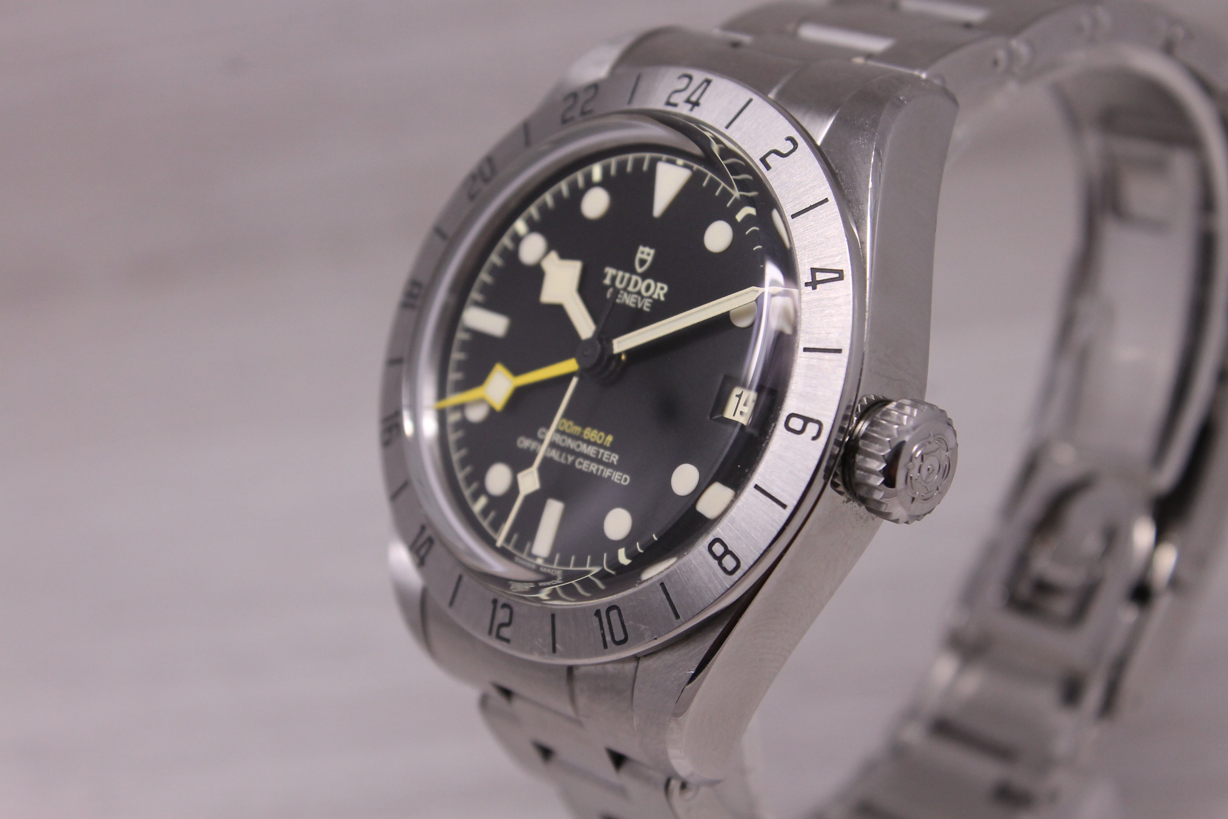 Tudor Black Bay Pro GMT Mens 39mm Steel Automatic Watch w/ Box Bracelet 79470