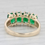 4.30ctw Green Quartz Ring 10k Yellow Gold Size 9