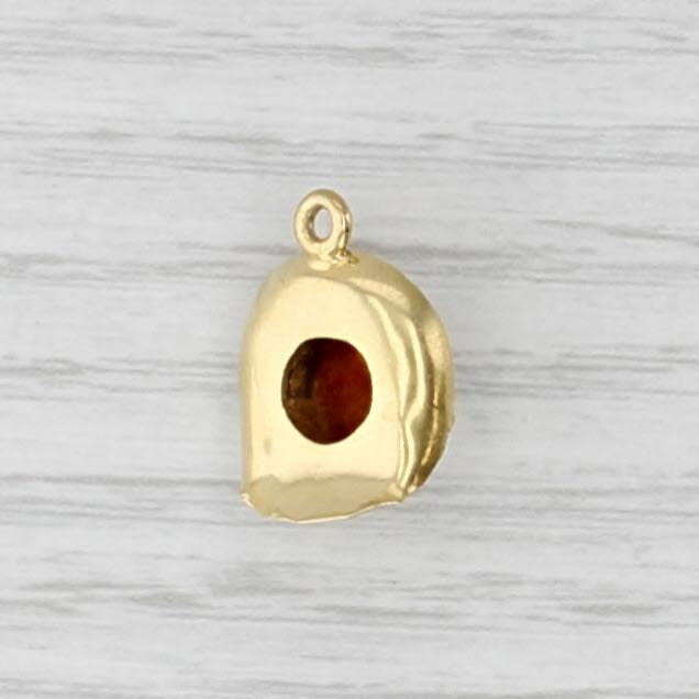 Cowboy Hat Charm 18k Yellow Gold Vintage Western Pendant