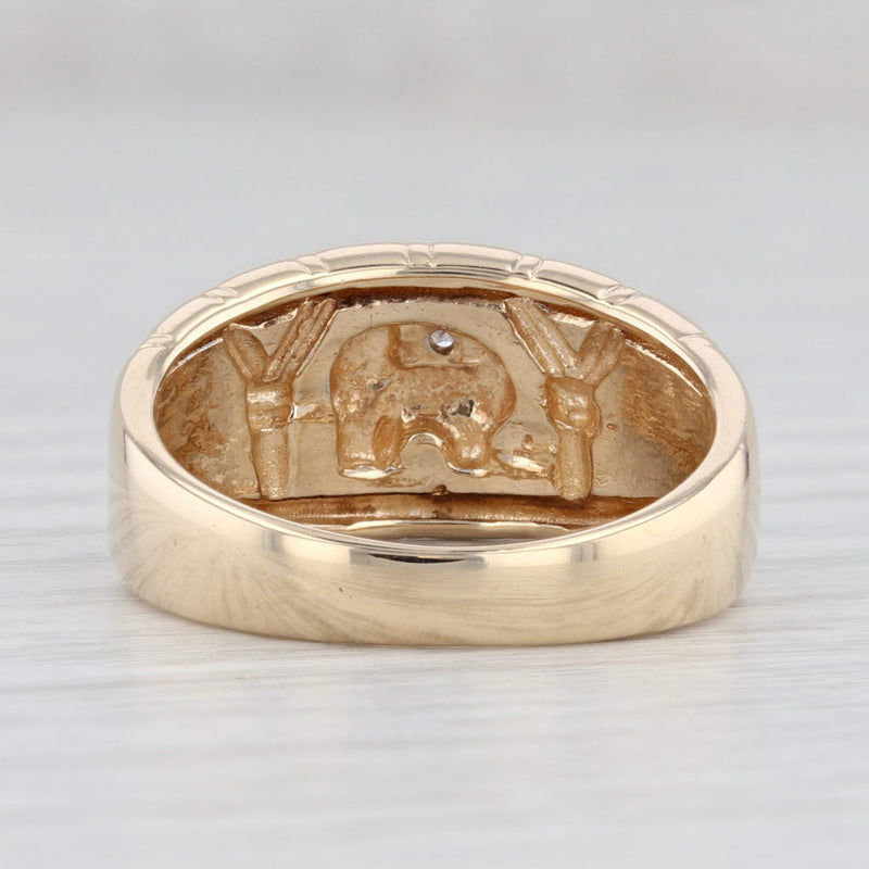 10k gold deals elephant ring