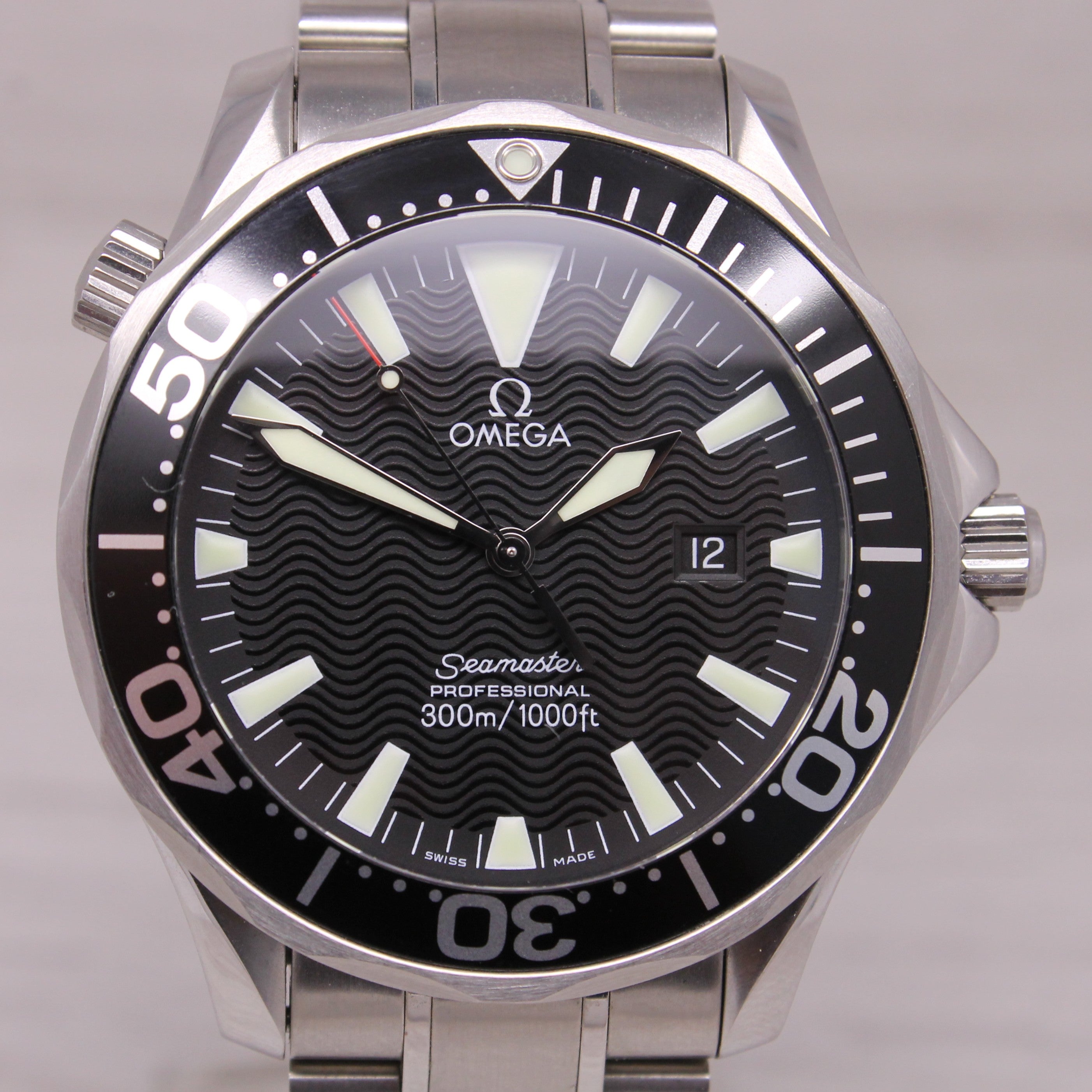 Omega Seamaster Pro 300m 41mm Steel Mens Quartz Watch Peter Blake 2264.50 = MINT