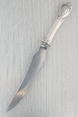 Lunt Treasure Monticello Carving Set Sterling Silver Fork Carving Knife Monogram
